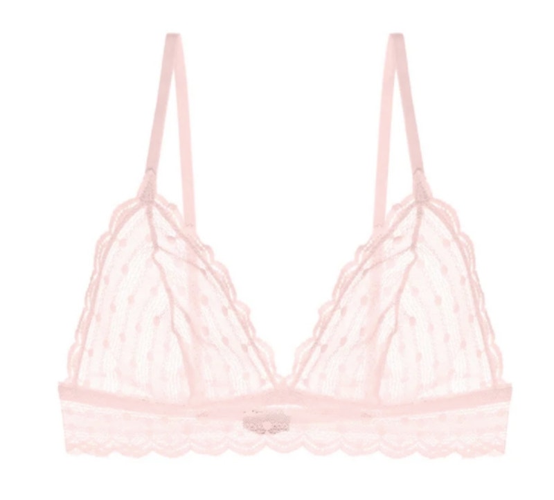 Cosabella S Pink Lily Sweet Treats Dots Soft Bra Lingerie Underwear Lace Sexy